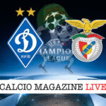 Dinamo Kiev Benfica cronaca diretta live risultato in tempo reale