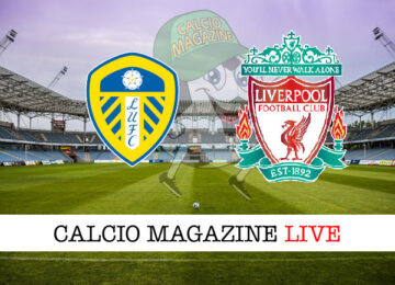 Leeds Liverpool cronaca diretta live risultato in tempo reale