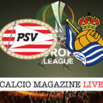 PSV Real Sociedad cronaca diretta live risultato in tempo reale