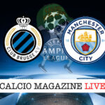 Brugge Machester City cronaca diretta live risultato in tempo reale