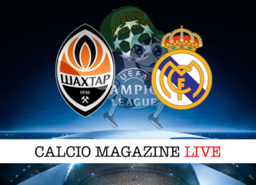 Shakhtar Donetsk Real Madrid cronaca diretta live risultato in tempo reale