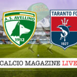 Avellino Taranto cronaca diretta live risultato tempo reale