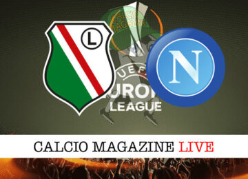 Legia Varsavia Napoli cronaca diretta live risultato in tempo reale