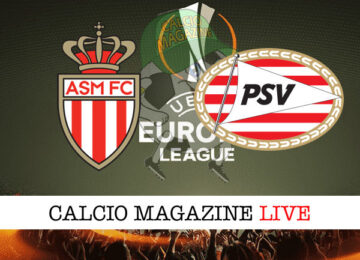 Monaco PSV cronaca diretta live risultato in tempo reale