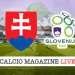 Slovacchia Slovenia cronaca diretta live risultato tempo reale