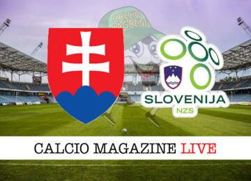 Slovacchia Slovenia cronaca diretta live risultato tempo reale