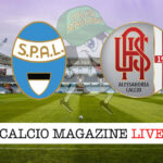 SPAL Alessandria cronaca diretta live risultato tempo reale