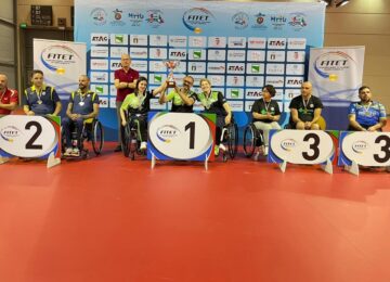 podio campionati paralimpici