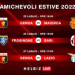 amichevoli luglio 2022