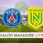 PSG Nantes cronaca diretta live risultato in tempo reale