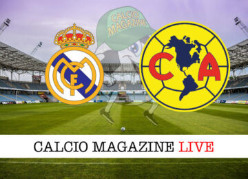 Real Madrid Club America cronaca diretta live risultato in tempo reale