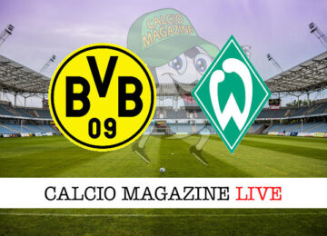 Borussia Dortmund Werder Brema cronaca diretta live risultato in tempo reale