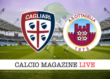 Cagliari Cittadella cronaca diretta live risultato in tempo reale