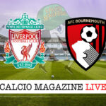 Liverpoool Bornemouth cronaca diretta live risultato in tempo reale