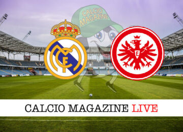 Real Madrid Eintracht Francoforte cronaca diretta live risultato in tempo reale