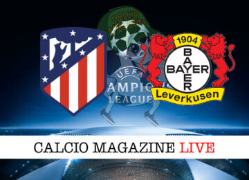 Atletico Madrid Bayer Leverkusen cronaca diretta live risultato in tempo reale