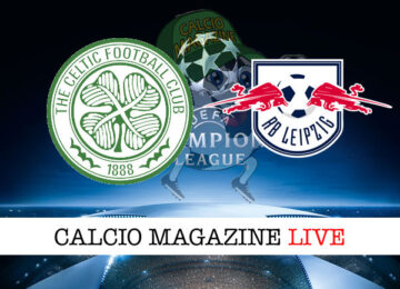 Celtic RB Lipsia cronaca diretta live risultato in tempo reale