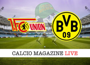 Union Berlino Borussia Dormund cronaca diretta live risultato in tempo reale