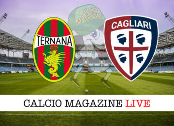 Ternana Cagliari cronaca diretta live risultato in tempo reale