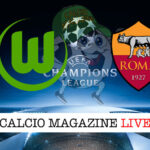 Wolfsburg Roma cronaca diretta live risultato in tempo reale