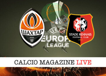 Shakhtar Donetsk Rennes cronaca diretta live risultato in tempo reale