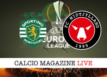 Sporting Lisbona Midtjylland cronaca diretta live risultato in tempo reale