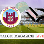 Cittadella Palermo cronaca diretta live risultato in tempo reale