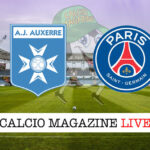 Auxerre PSG cronaca diretta live risultato tempo reale