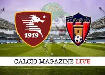 Salernitana Picerno cronaca diretta live risultato in tempo reale