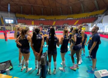 EuroVolley23 allenamento Monza