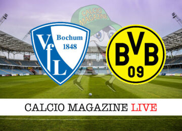 Bochum Borussia Dortmund cronaca diretta live risultato tempo reale