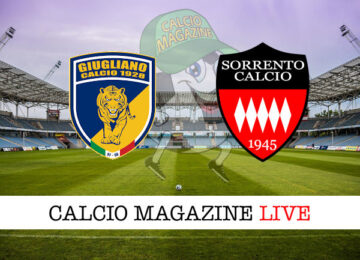 Calcio Giuliano Sorrento cronaca diretta live risultato tempo reale