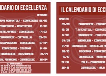 calendario correggese 2023-2024