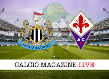 Newcastle Fiorentina cronaca diretta live risultato in tempo reale