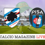 Sampdoria Pisa cronaca diretta live risultato tempo reale