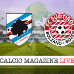 Sampdoria Sudtirol cronaca diretta live risultato in tempo reale