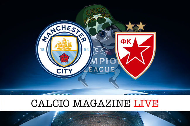 Manchester City Stella Rossa cronaca diretta live risultato in tempo reale