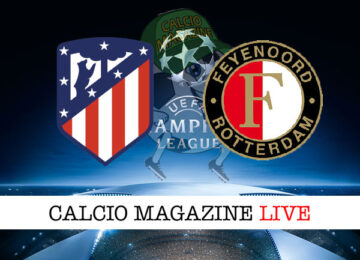 Atletico Madrid Feyenoord cronaca diretta live risultato in tempo reale