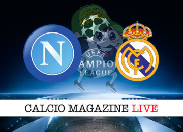 Napoli Real Madrid cronaca diretta live risultato in tempo reale