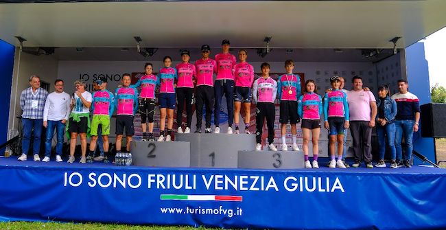 podio 15° giro dìitalia ciclocross