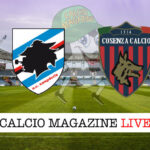 Sampdoria Cosenza cronaca diretta live risultato in tempo reale