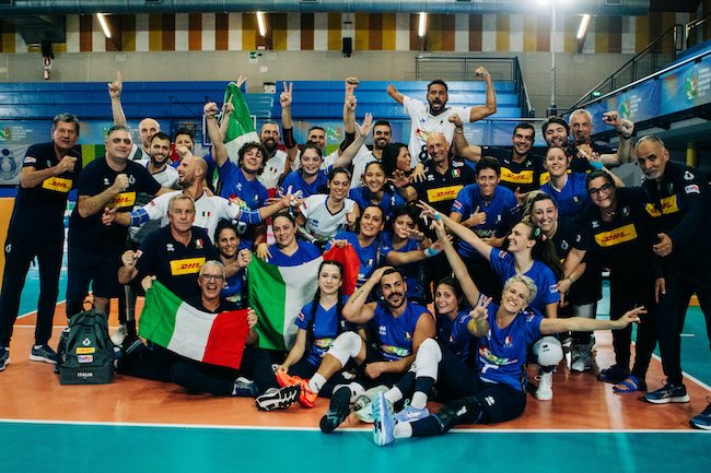 sitting volley nazionale maschile femminile