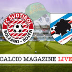 Sudtirol Sampdoria cronaca diretta live risultato in tempo reale