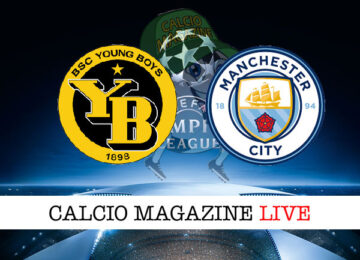 Young Boys Manchester City cronaca diretta live risultato in tempo reale