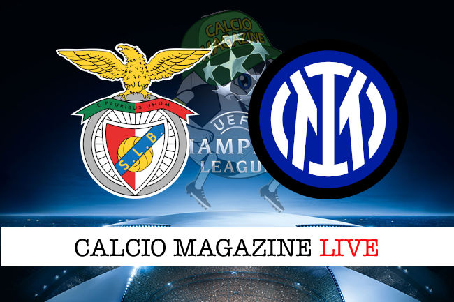 Benfica Inter cronaca diretta live risultato in tempo reale