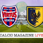 Virtus Verona Trento cronaca diretta live risultato in tempo reale