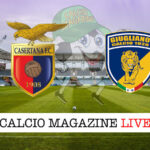 Casertana Giugliano cronaca diretta live risultato in tempo reale