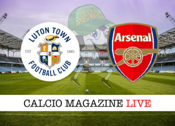 Luton Town Arsenal cronaca diretta live risultato in tempo reale