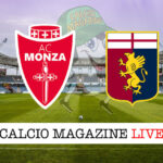 Monza Genoa cronaca diretta live risultato in tempo reale