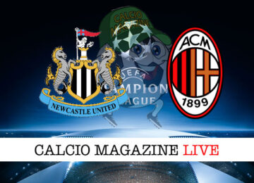 Newcastle Milan cronaca diretta live risultato in tempo reale